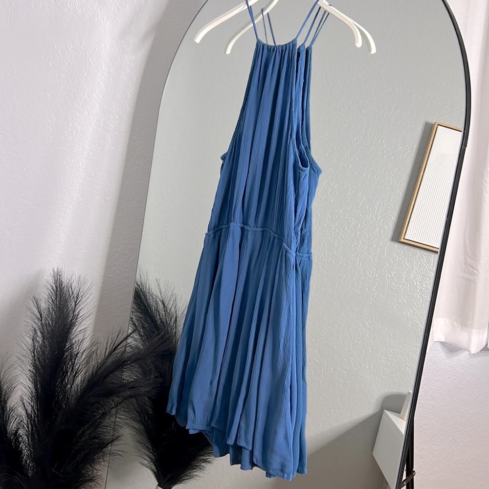 F21 Adjustable Halter A Line Dress